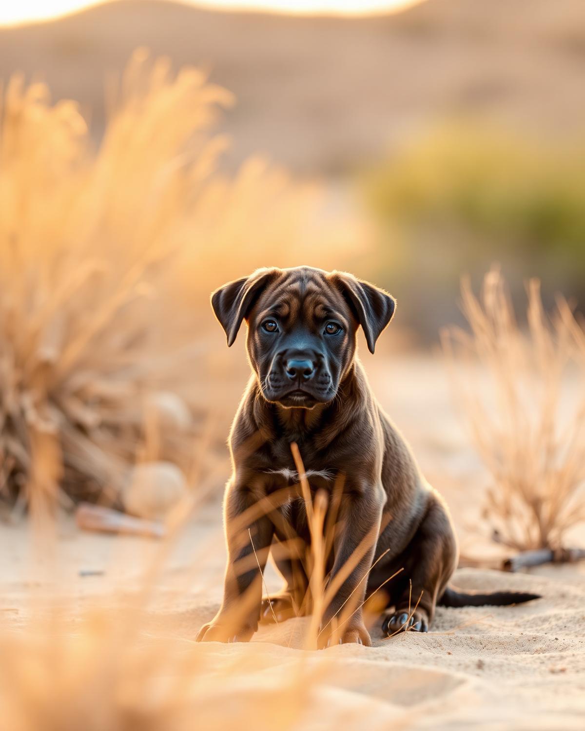 Young Cane Corso puppy ready to go to a new Arizona home